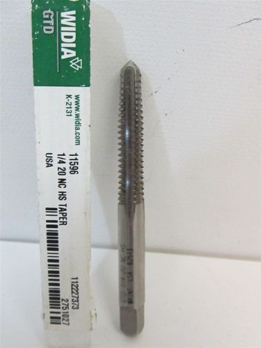 Widia / greenfield 11596, 1/4&#034;-20, unc, hss, taper hand tap for sale