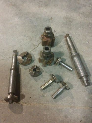 BUCKET OF MISC. INDUSTRIAL CUTTING TOOLS AND HOLDERS