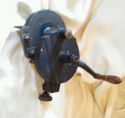 Vintage craftsman hand operated grinder &#034;art deco design&#034; for sale