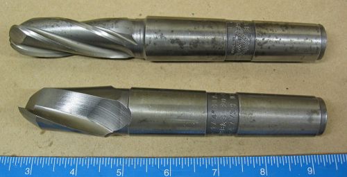 2 Brown and Sharpe #9 Taper End Mills One Ball Type