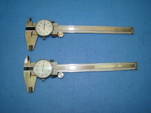 Two 6&#034; Dial Calipers
