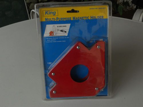 king multi-purpose magnetic holder  large size magnet  clamps metal for welding