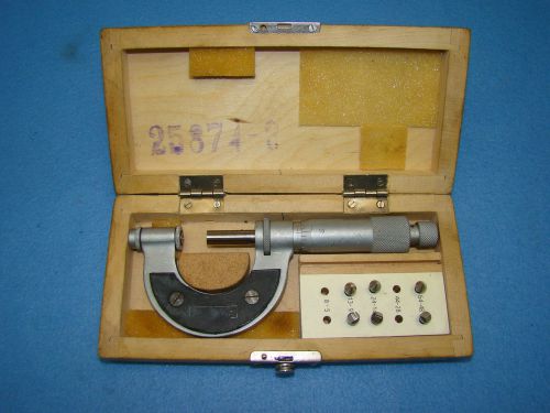 Fowler 0-1&#034; thread micrometer model 52-219-001 for sale