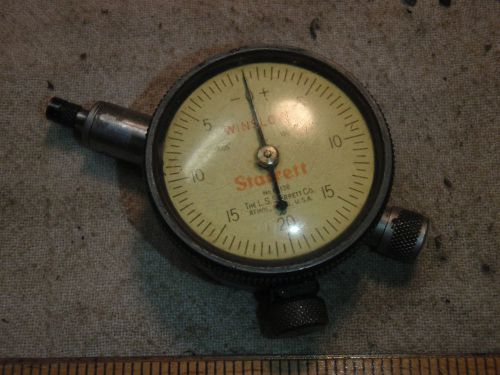 Starrett  # 81-138 dial depth gauge .0005&#034; and .100&#034; range for sale
