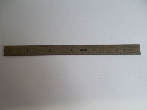 GENERAL NO. 304 MACHINIST 6&#034; STAINLESS STEEL RULE RULER Fast free shipping
