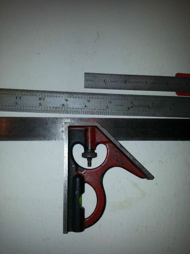Starrett 18&#034;-12&#034; square /24&#034;no.c305r and 6&#034; rule flat rule for sale