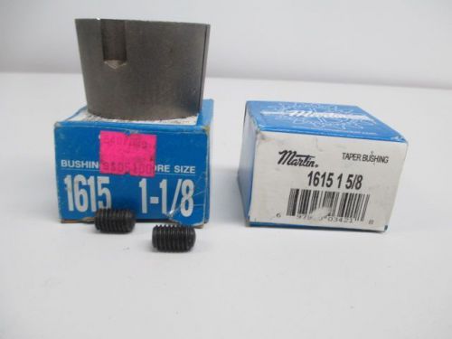 LOT 2 NEW MARTIN ASSORTED 1615 1-1/8IN &amp; 1-5/8IN ID BUSHING D239892