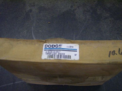 Dodge 112040 V-Belt Pulley 3V 3G 10.6&#034;