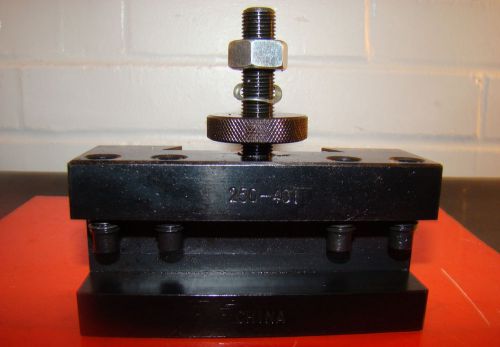 Tool post holder #1 250-401, turning&amp;facing holder,ca, 14- 20&#034; lathe swing,/kk1/ for sale