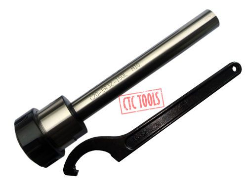 Er32 20mm 150mm long shank collet chuck cnc milling lathe tool &amp; workholding f71 for sale