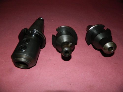 CAT 45 CNC Collets 3 pieces Endmill Holders Boring Bar Holders 1 1/4&#034; 3/8&#034; 1/2&#034;