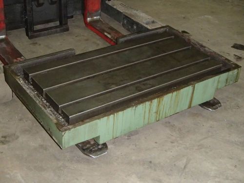 35.5&#034; x 19.75&#034; x 6&#034; Steel Welding 3 T-Slotted Table Cast Iron Layout Plate