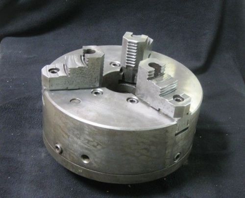 IMPORT 12&#034; 3 JAW CHUCK W/ D1-8 MOUNT &amp; REVERSIBLE TOP JAWS
