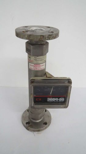 Brooks 3609ec2a2m1a 3604 &amp; 09 hi pressure thru-flow 1-1/2 in flow meter b464555 for sale