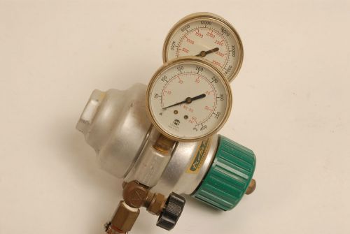 Air Products Specialty Gas Regulator W/ Gauges 4000 PSI Inlet E12-2N515B