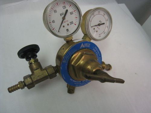 Victor Brass Gas Regulator VTS400D Tested Good Condition