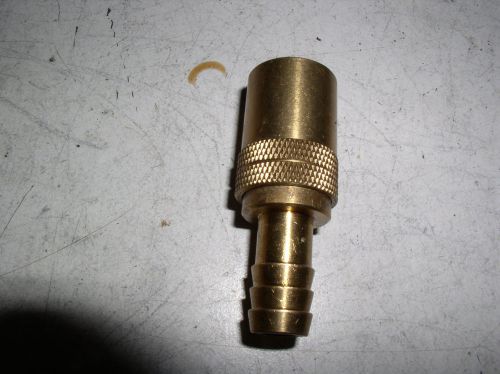 Mold water fitting 300 series  straight 1/2&#034; id hose barb 3/8&#034; id body sjs-308 for sale