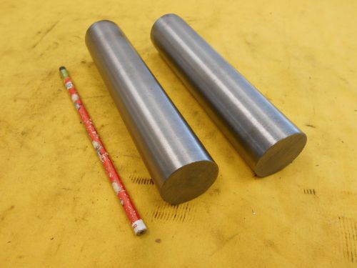 2 pc LOT of H-13 TOOL STEEL ROUND STOCK machine shop bar rod 1 1/2&#034; DIA