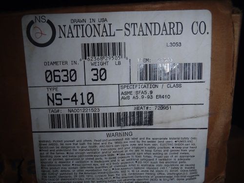 National Standard NS-410 30 LBS Stainless Steel welding wire
