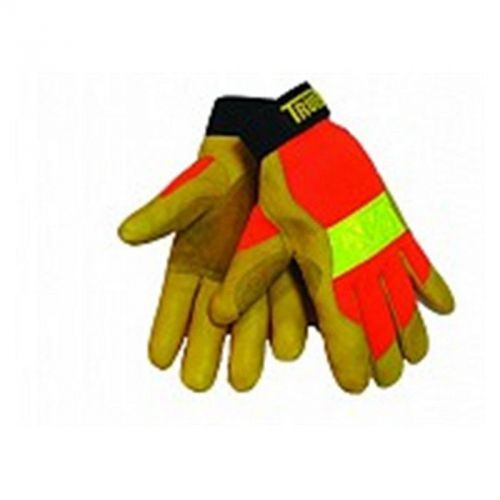 Tillman 1476 True Fit Hi-Vis Top Grain Cowhide Performance Work Gloves, Large