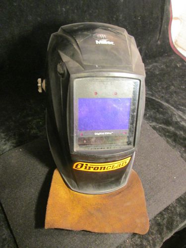 Miller ironclad digital elite auto darkening welding helmet for sale