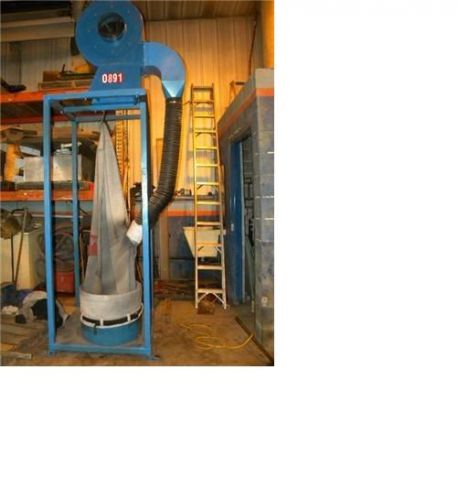 Barrel dust collector with 7.5 hp blower 3 phase for sale