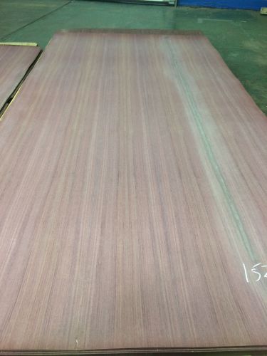 Wood Veneer Purple Heart 48x98 1pcs total 10mil Paper Backed &#034;EXOTIC&#034; 15251.2