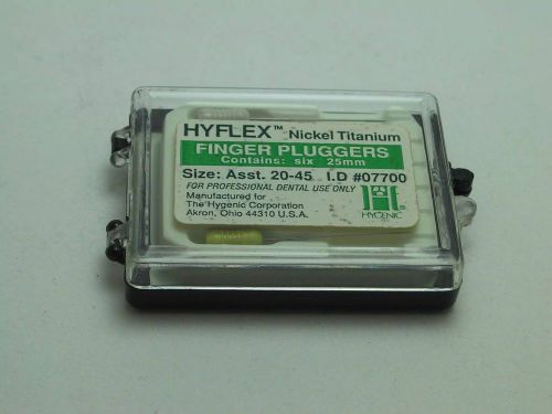 Hygenic HYFLEX NITI Ni-Ti (Nickel Titanium) Finger Pluggers  Asst  20-45