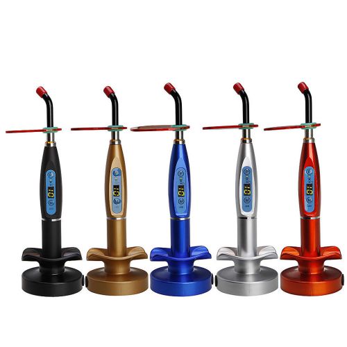 1pc Dental Wireless Cordless LED Curing Light Lamp 1500mw 5 colors High Power