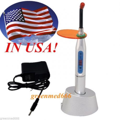 In usa ! dentist dental 5w wireless cordless led curing light lamp 1500mw cl2b a for sale