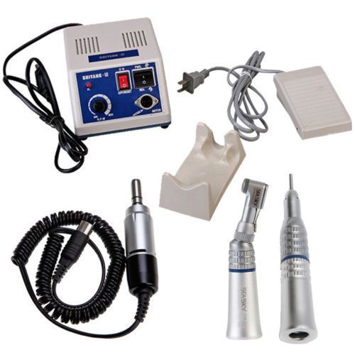 Dental lab marathon electric micro motor n3 + contra angle + straight handpiece for sale
