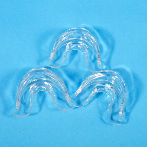 3x dental teeth bleaching whitening trays mouth molding tray silicone sm-s for sale
