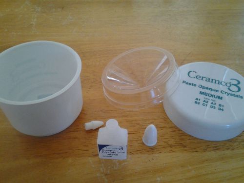 Ceramco 3 Crystal Collecting Bowl, Medium. Dental porcelain. Dental lab.