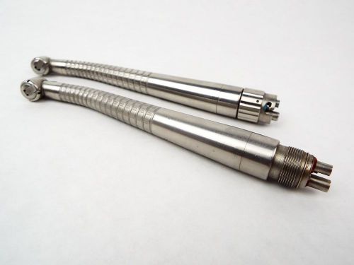 Lot of 2 midwest tradition high speed latch style 5-hole fiber optic handpieces for sale