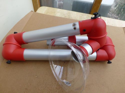Alsident system 75 fume extraction arm with 11&#034; half globe hood excellent cond. for sale