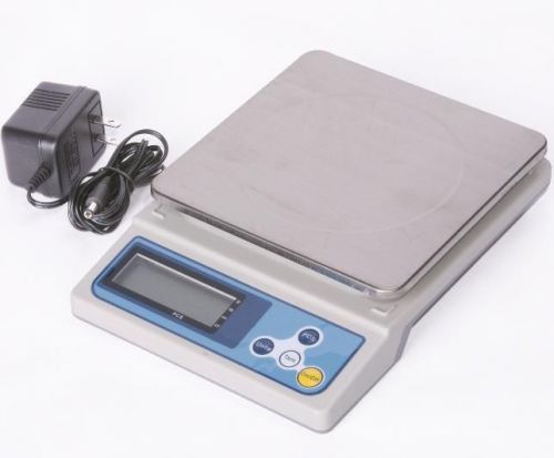 PS-6001 Lab Balance 6000 X 0.5 g, Jewelry Scale,g/ lb/ oz/ ct, AC Adaptor, New
