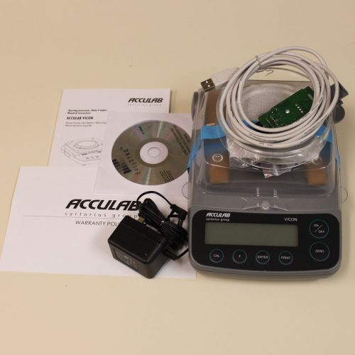 Acculab vicon vic-303 digital weighing scale &amp; usb adpater -new original packing for sale