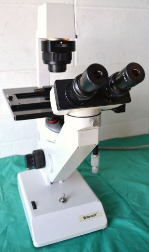 Will Wetzlar Wilovert  Inverted Microscope with 3 objectives