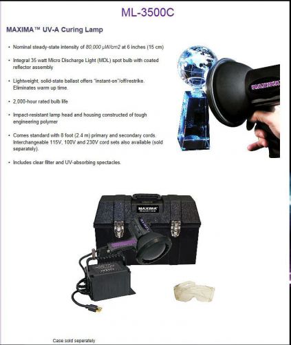 UV Curing lamp Spectroline Maxima 3500C UV-A