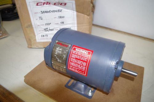 Calco 1/2hp ac motor # 3aa05404bk  208-230/460vac 60hz. 1720rpm for sale