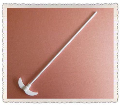 PTFE Stirrer,330mm,Diameter 7mm,Paddle 70mm,Stainless Steel W/PTFE Coat