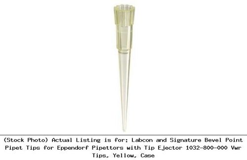 Labcon and signature bevel point pipet tips for eppendorf : 1032-800-000 for sale