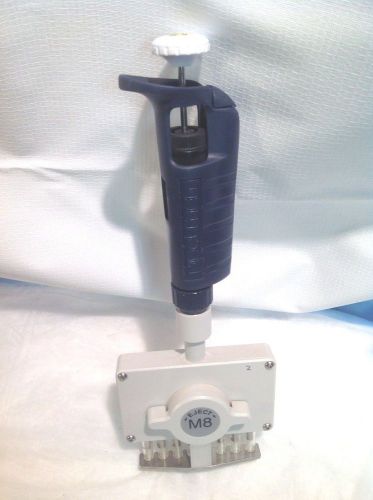 Gilson Pipetman Pipette P-200-M8 8 -channel Adjustable Volume P200 20-200 ul #2