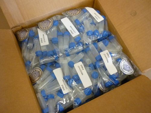 Lot of 500 fisherbrand 5.0 ml transport tubes w/cap sterilized 02-681-132 new for sale