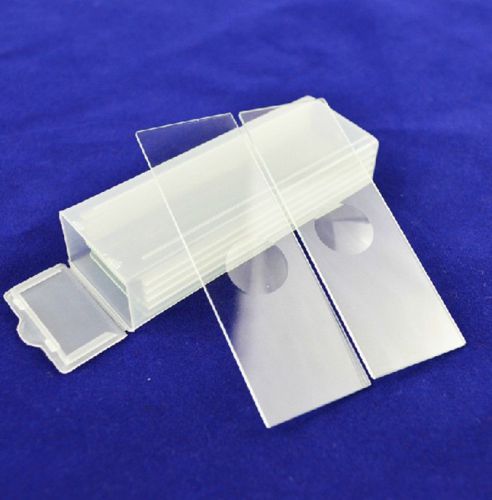 5PCS Reusable Concave Blank Glass Microscope slides for Liquid Specimen