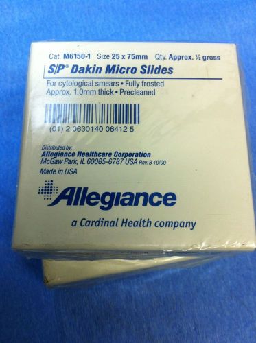 2 packages s/p dakin micro slides 25x75 for cytological smears 1 gross total for sale