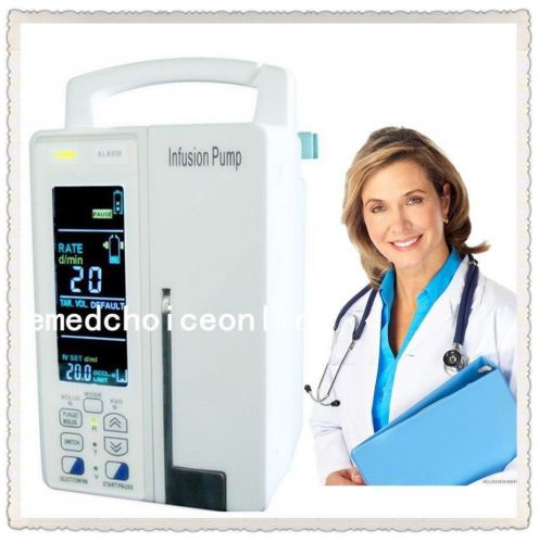 2014 new version medical + alarm full digital &lt;ml/h or drop/min &gt; infusion pump for sale