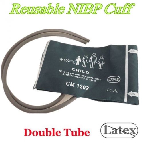 CM1203 Reusable Child NIBP Cuff, 18-26cm arm Circumference,Double tube,