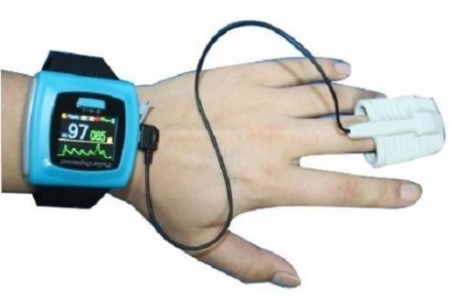 CMS50FW wrist Pulse Oximeter with bluetooth Spo2 Monitor OLED USB+SW+alarm