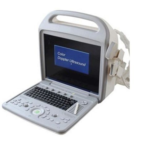 New,Portable Ultrasound Scanner + Color Doppler, +Linear and Convex two probes
